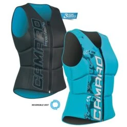Camaro Impact Vest Pro Damen Prallschutzweste Wendeweste Türkis-schwarz -Wassersportbekleidung Geschäft camaro impact vest pro damen prallschutzweste wendeweste turkis schwarz 2