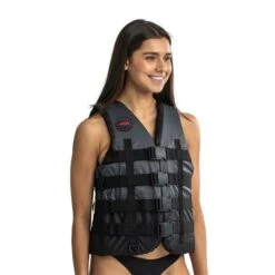 Jobe 4 Buckle Schwimmweste 50N Unisex Schwarz -Wassersportbekleidung Geschäft jobe 4 buckle schwimmweste 50n unisex schwarz 2