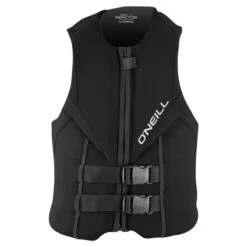 ONeill Reactor ISO Vest Prallschutzwesten Herren Neoprenweste Schwarz