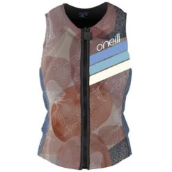 ONeill Slasher Comp Vest Damen Neopren Prallschutzweste Desert Bloom-drift Blue