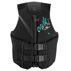 Oneill Womens Reactor 50N CE Vest Damen Neopren Prallschutzweste Black
