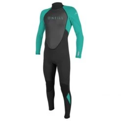 ONeill Youth Reactor II 3/2 Back Zip Full Kinder Fullsuit Neoprenanzug Türkis